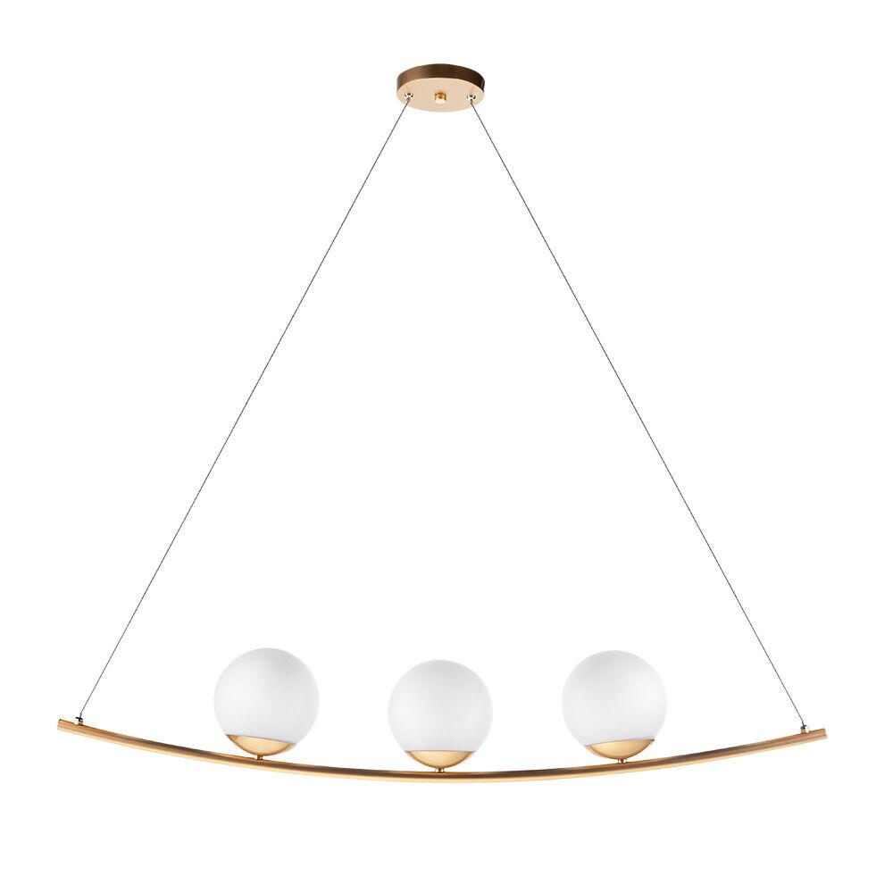 Pendente 3 Lâmpadas Arco Dreams E27 Gold Bronzearte