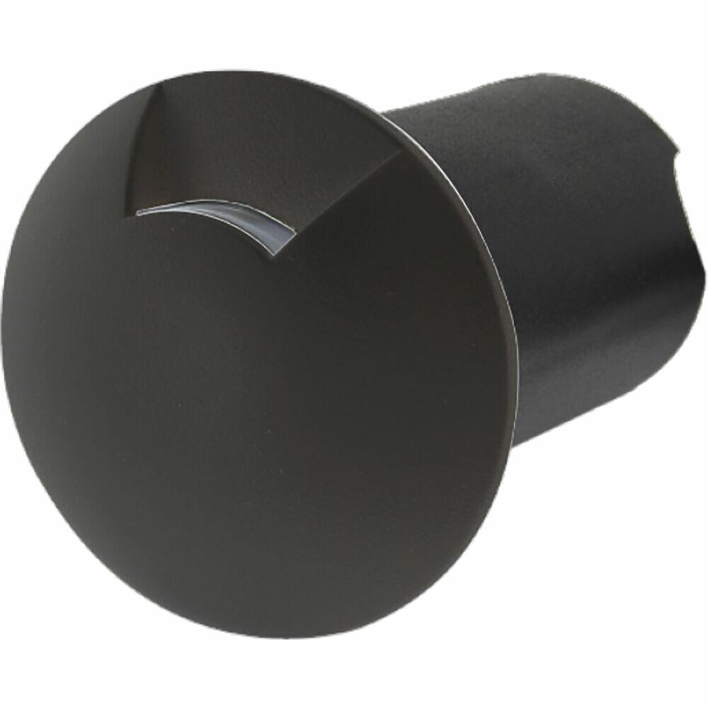 Balizador Embutido de Solo Sparkle 1 Facho Led 1W 3000K Preto Luz Amarela Bronzearte