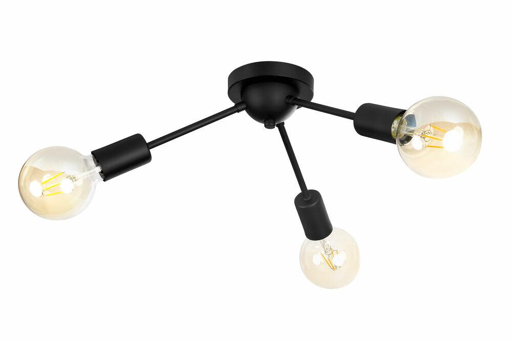 Pendente 3 Lâmpadas Sputnik E27 Bronzearte