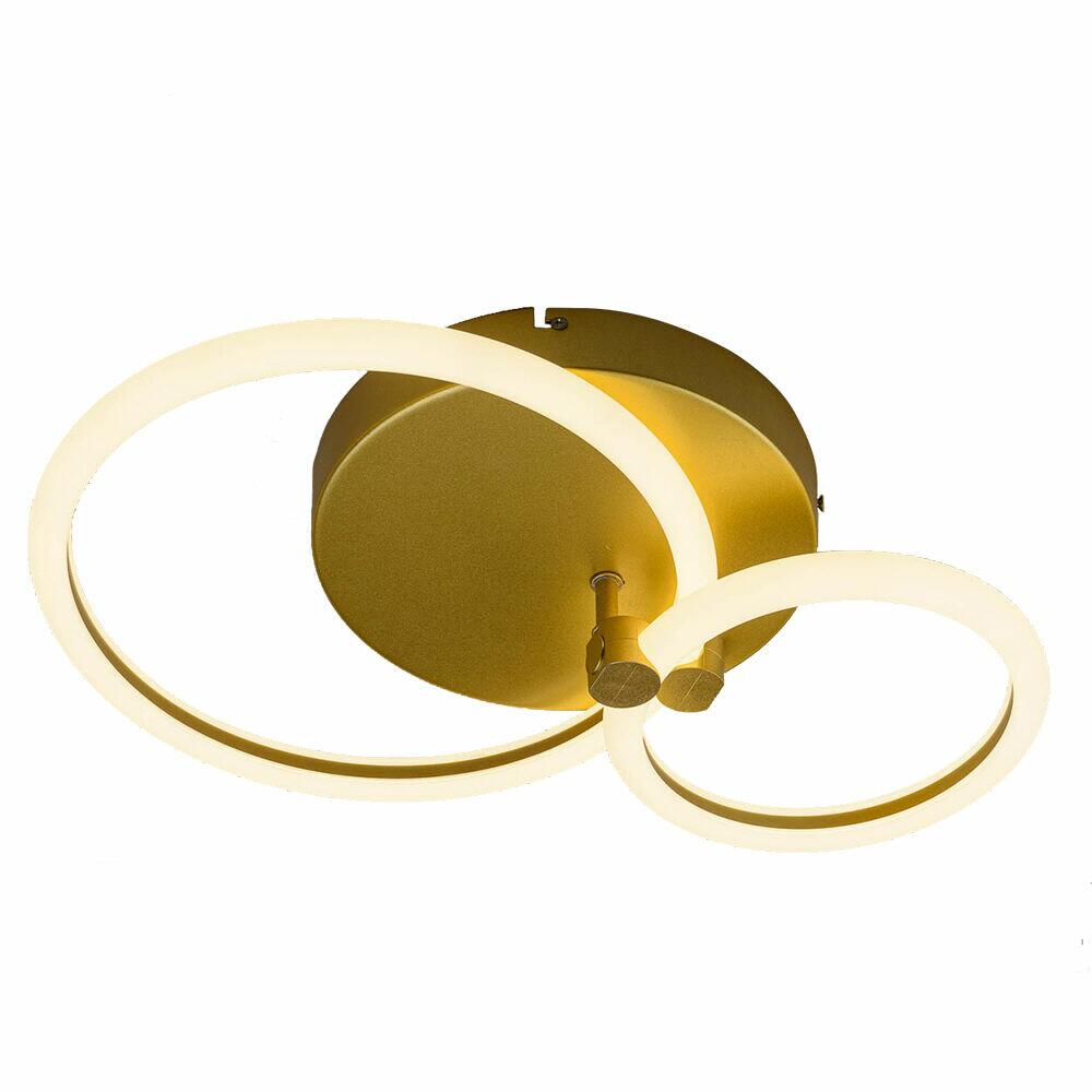 Plafon Space Orbital 3000K 26W Luz Amarela Bronzearte