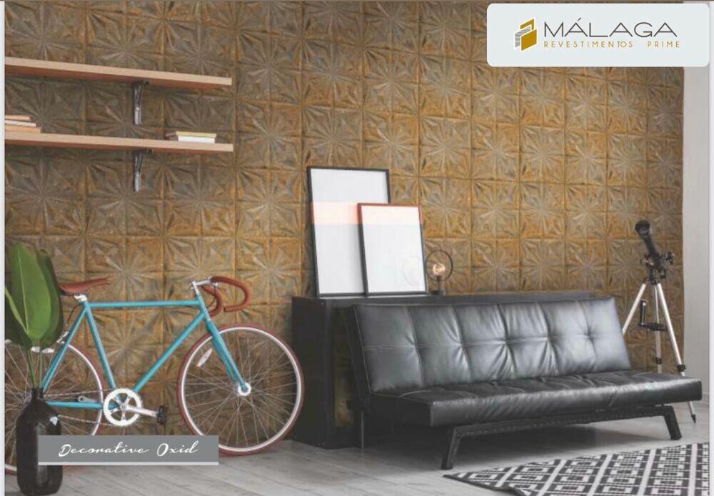 Revestimento Parede Decorative Oxid Retificado Acetinado 45x90 Málaga