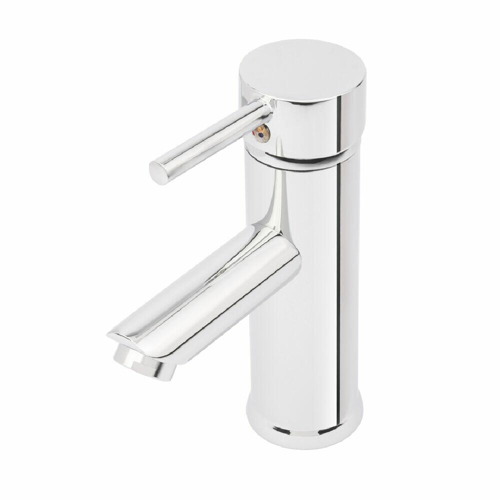 Kit Torneira Misturador Monocomando para Banheiro de Mesa Bica Baixa + Acessório Linfa Cromado Addra