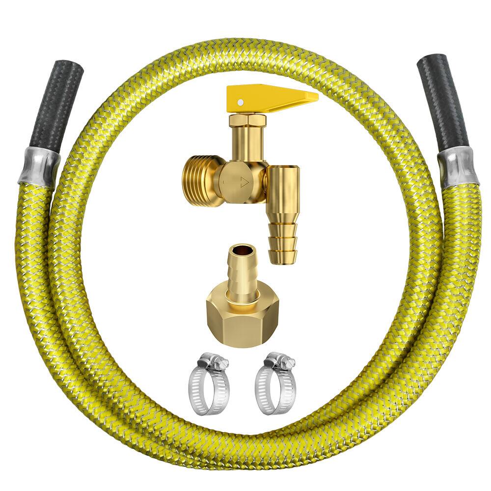 Kit Instalação para Fogão, Forno e Cooktop 125cm 90 graus Verde Amarelo Roco