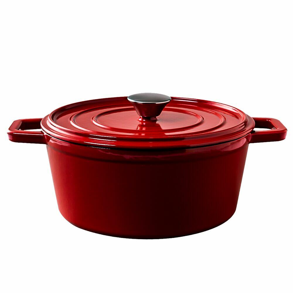 Caçarola Sauté Vermelho 3,7L Brinox