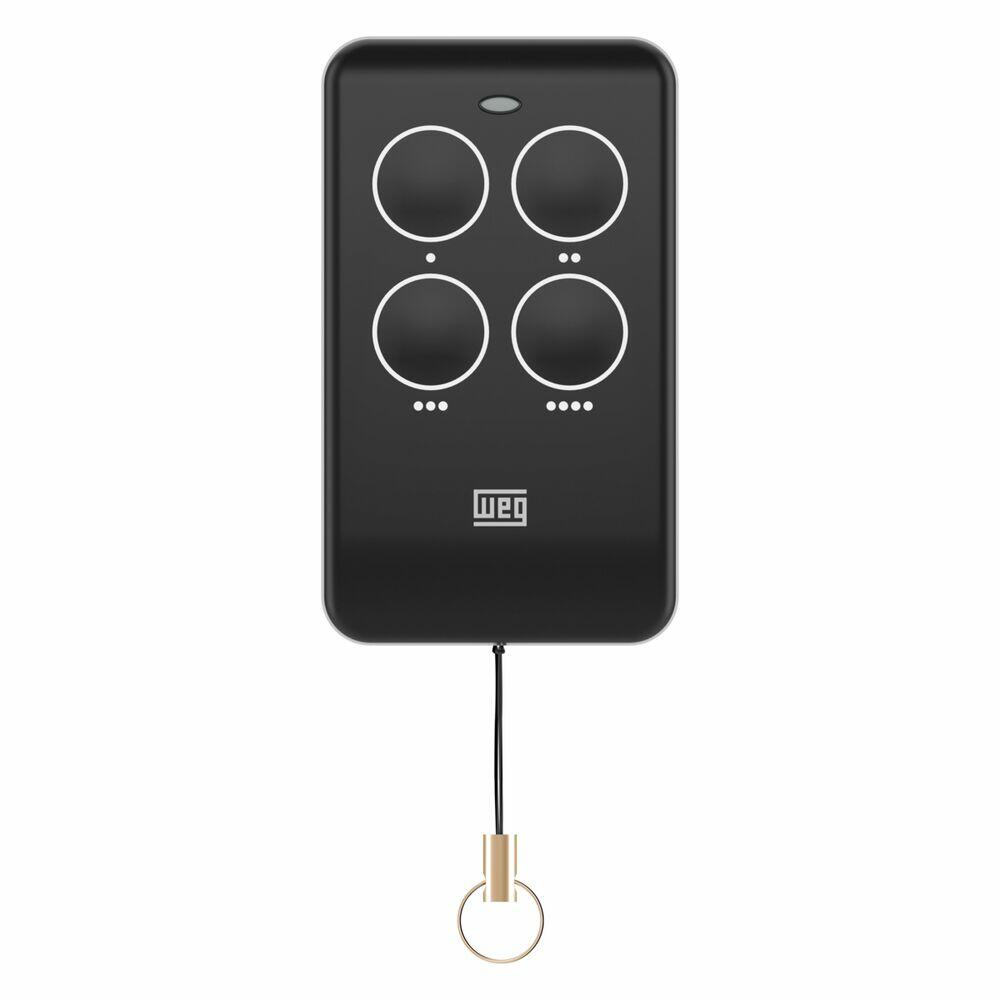 Controle Remoto Smart RF Whome Preto Brilho Roma