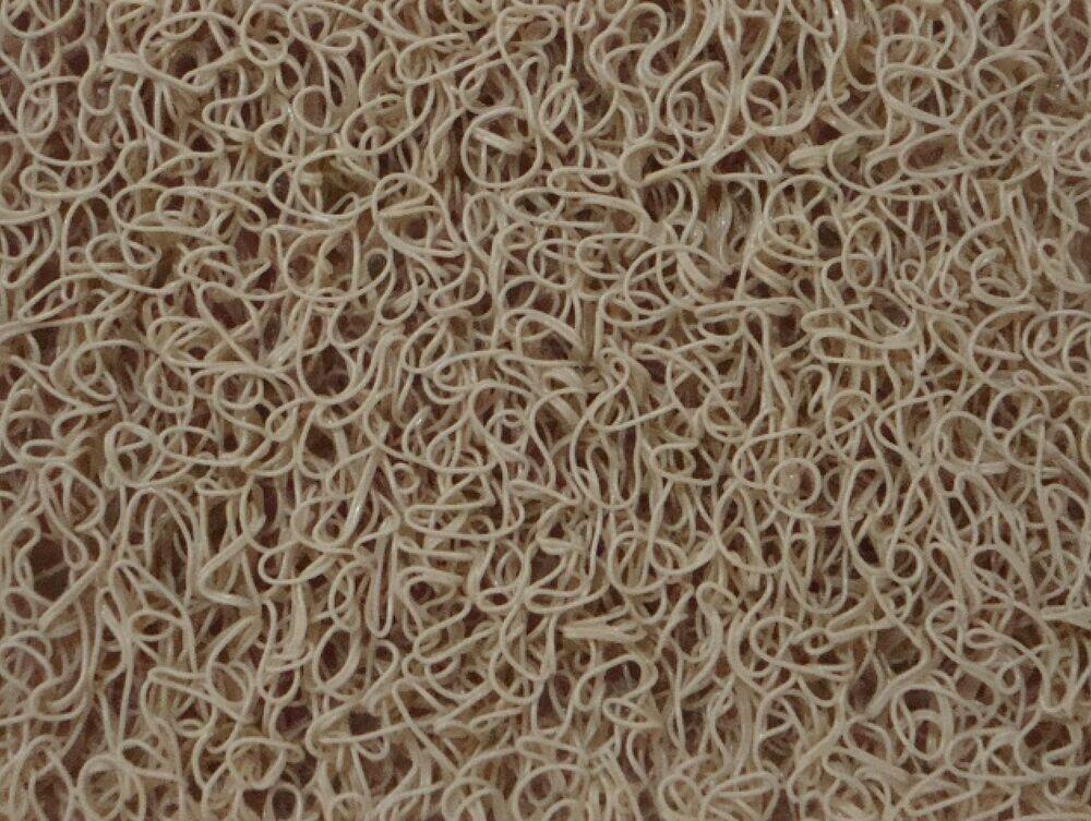 Tapete Capacho Vinil Liso 0,60x0,40m Bege Euro Mats