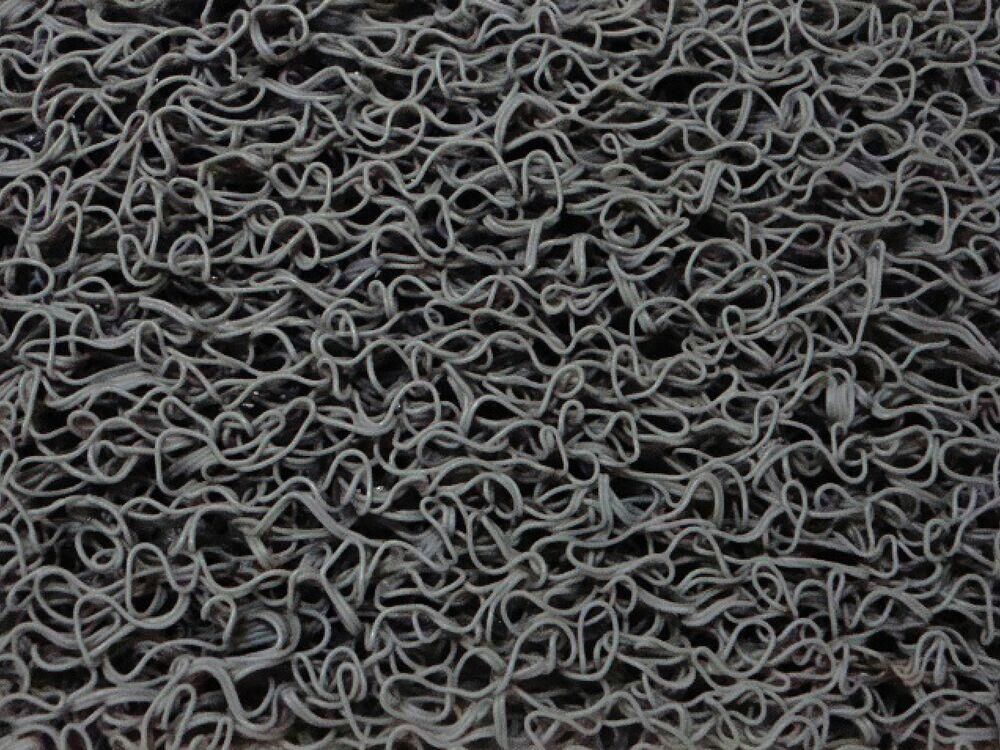 Tapete Capacho Vinil Liso 0,60x0,40m Cinza Euro Mats