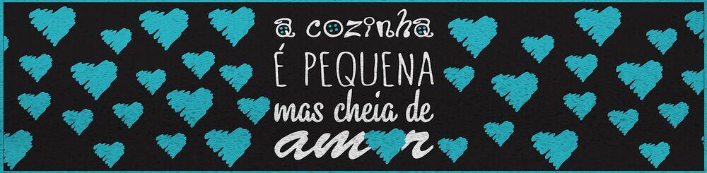 Passadeira com frase: 