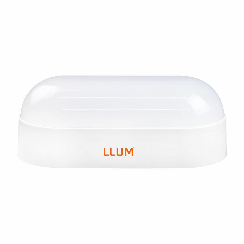 Luminária Tartaruga Mini Hall Led 8w 6000k Bivolt Branco Frio Bronzearte