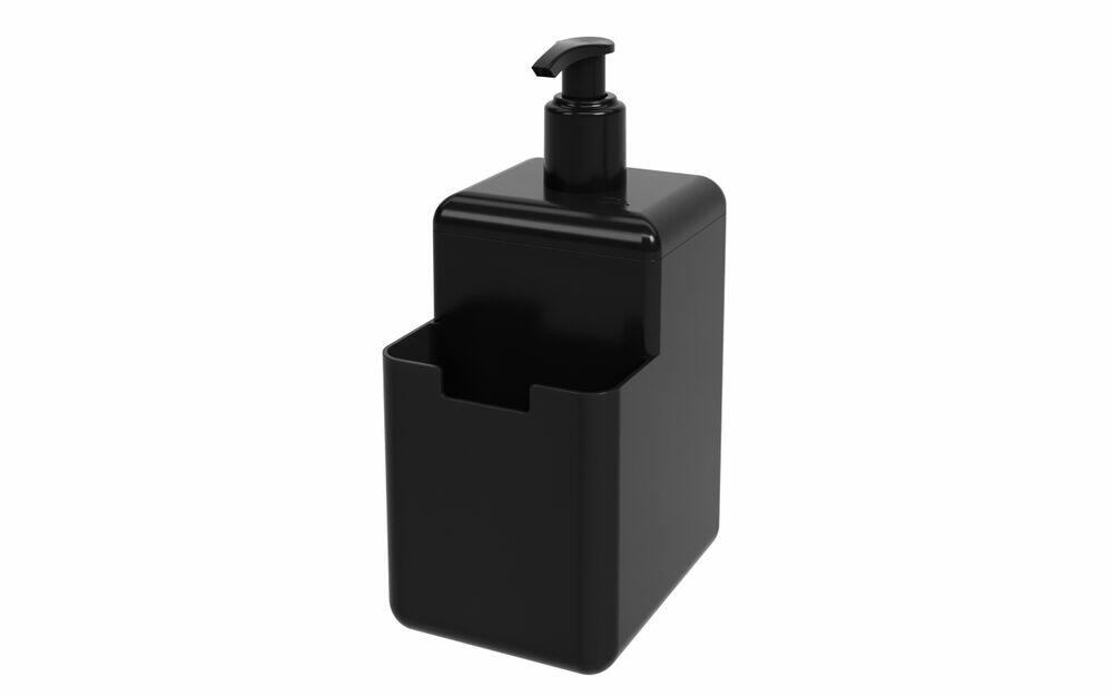 Porta Detergente Single 500ml Preto Brinox