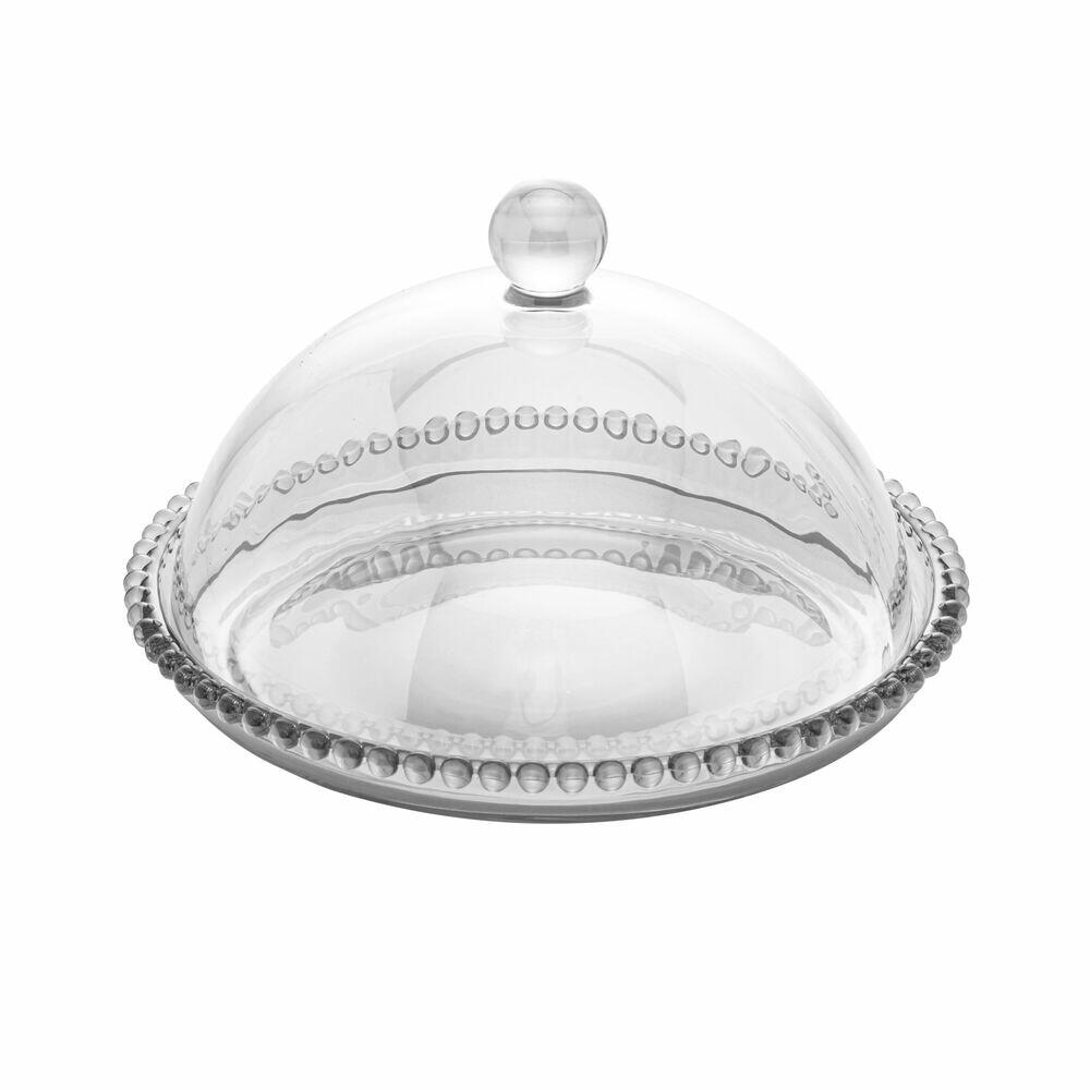Queijeira/Farinheira Pearl 20x12cm Transparente Rojemac