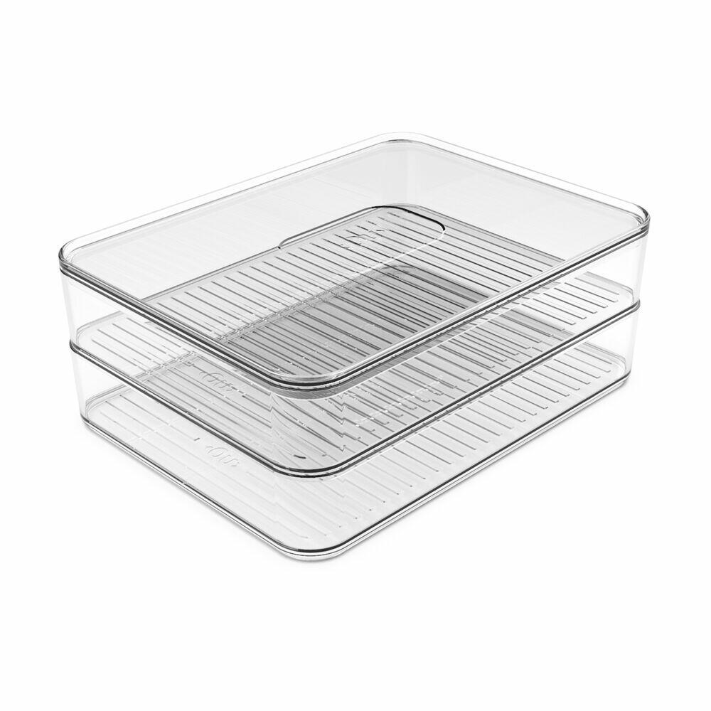 Porta Frios Clear Duplo Transparente Martiplast