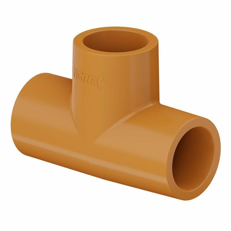 Te com Redutor 2x3/4mm Tigrefire Laranja Tigre