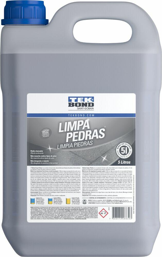 Limpador Limpa Pedras Incolor 5L Tekbond