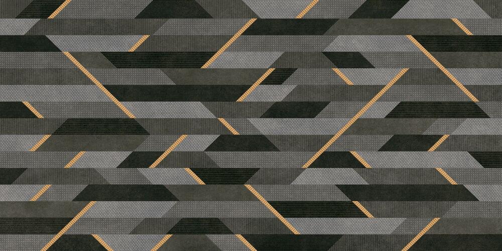 Porcelanato Moving Retificado 62x121 Preto/cinza Extra Damme