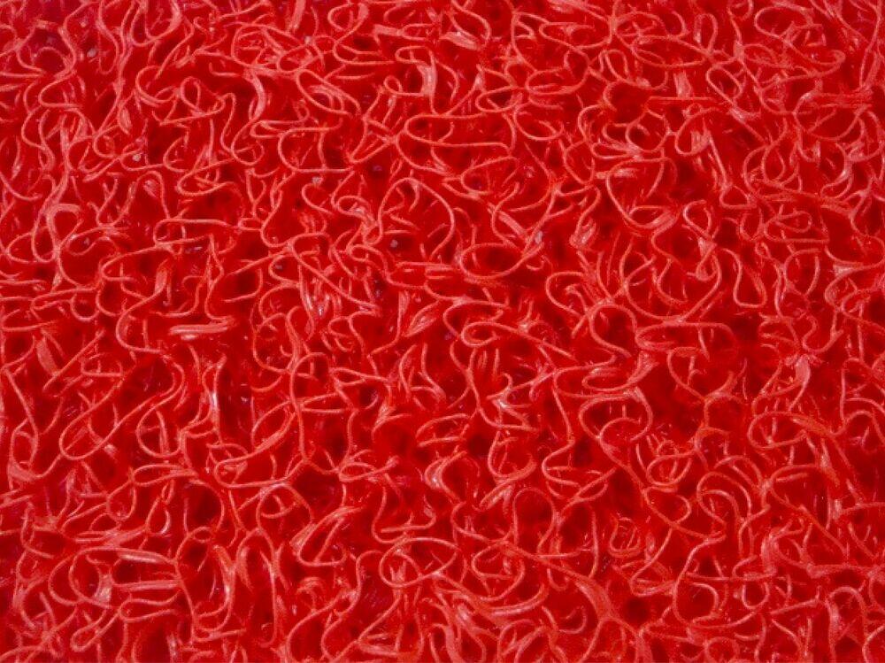 Tapete Capacho Vinil Liso Vermelho 60 x 40 cm Euro Mats