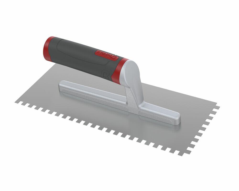 Desempenadeira de Aço Dentada 8x8MM Cortag