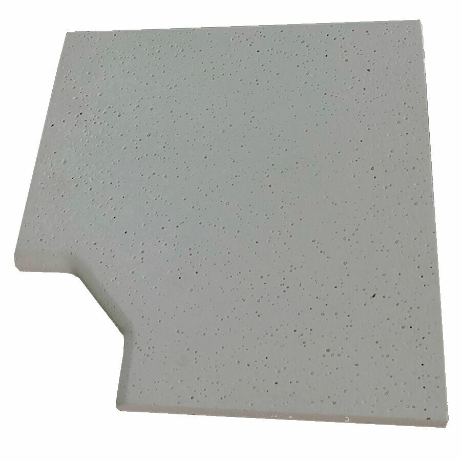Borda Boleada Canto 45º Via Acqua Argento 32,5x32,5x2 Cimentíssimo