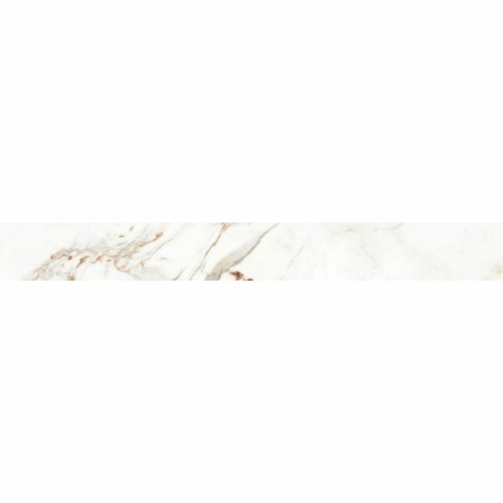 Rodapé Capraia Retificado Polido 10x82 Branco Málaga