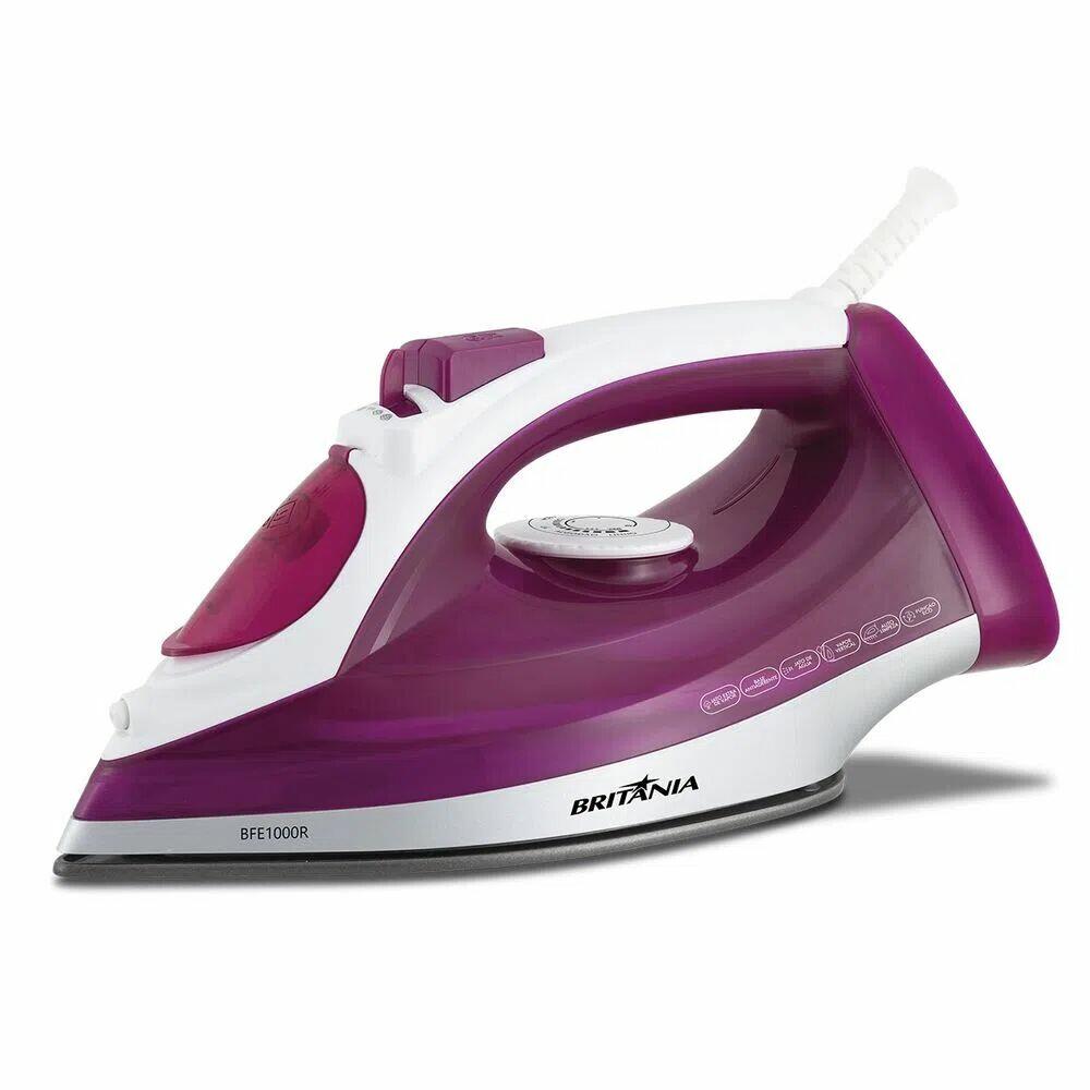 Ferro de passar com função vapor extra BFE1000R 1200W 220V Rosa Britânia