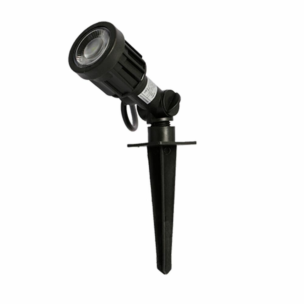 Luminária Espeto de Jardim Led 5W Luz Verde Bronzearte
