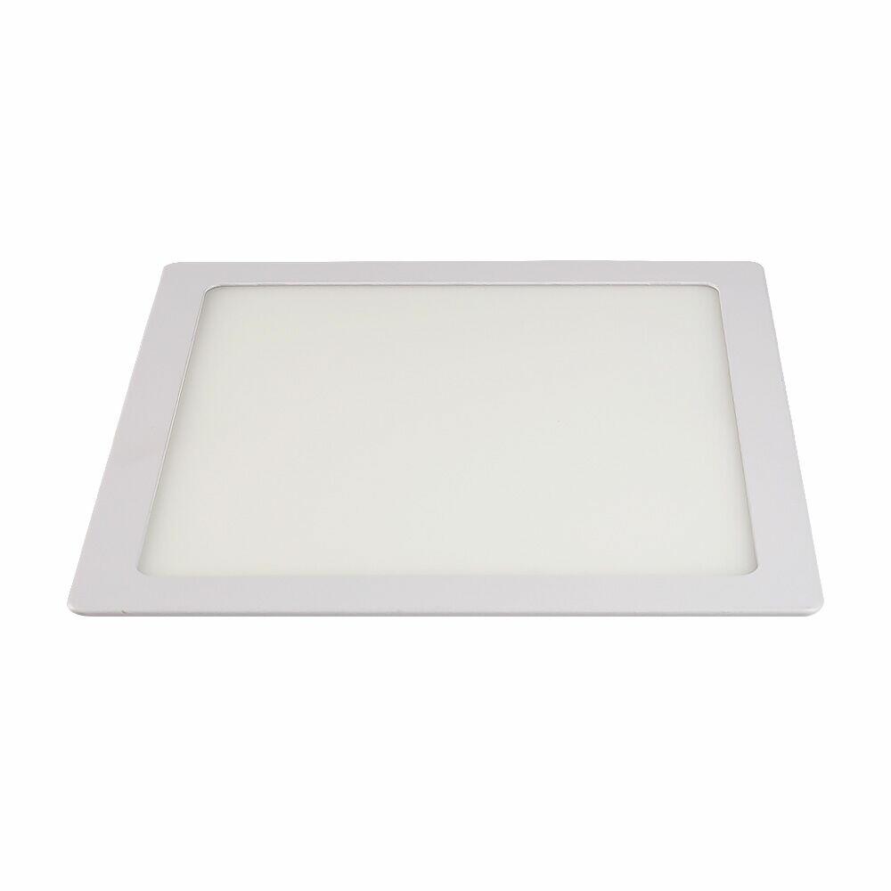 Painel LED de Embutir quadrado Slimtech 18W 6500k Bivolt Luz Branca Bronzearte