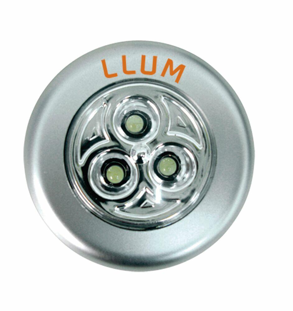 Luminária Multiuso Button 3 LEDs Silver Bronzearte