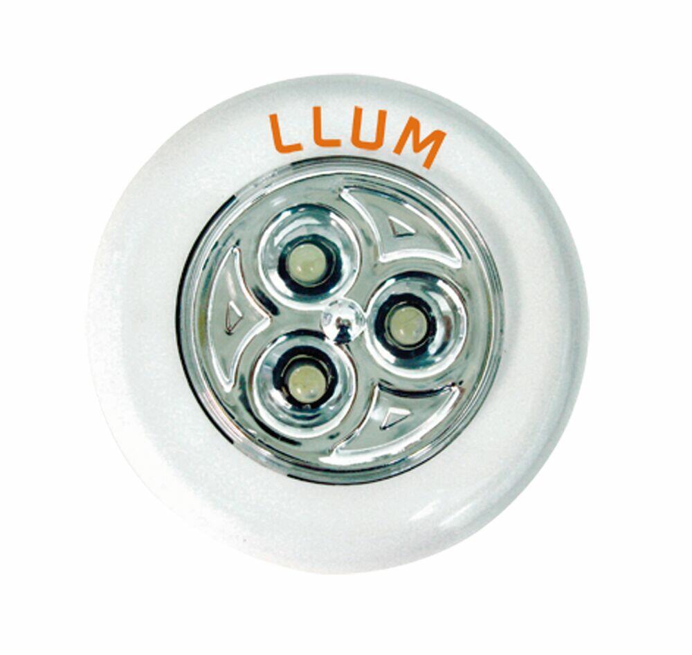 Luminária Multiuso Button 3 LEDs Branco Bronzearte