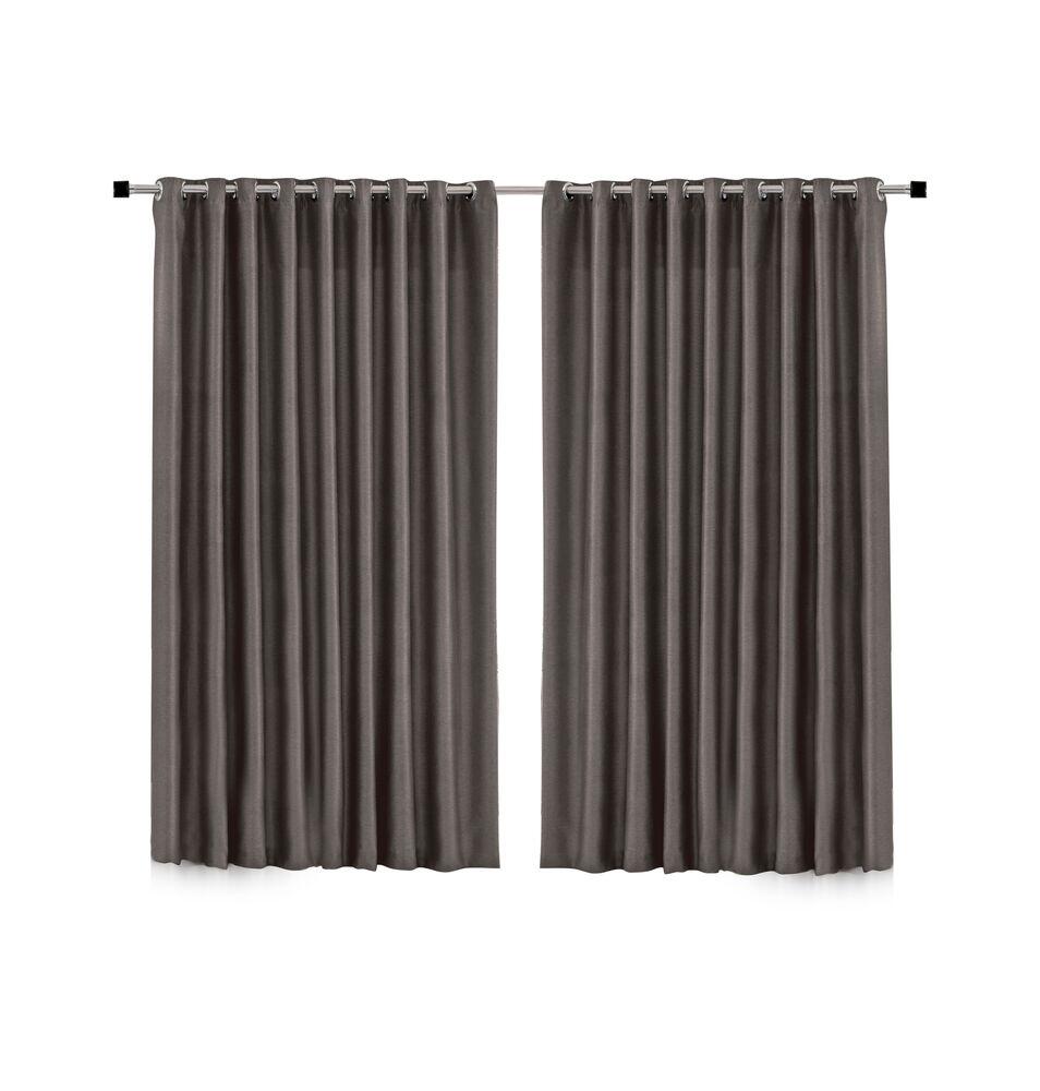 Cortina Blackout Blend 4,2x2,5 Taupé  Bella Janela