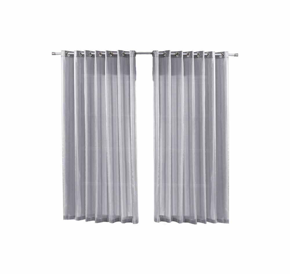 Cortina Duplex Partenon 3x2,3 Titânio Bella Janela