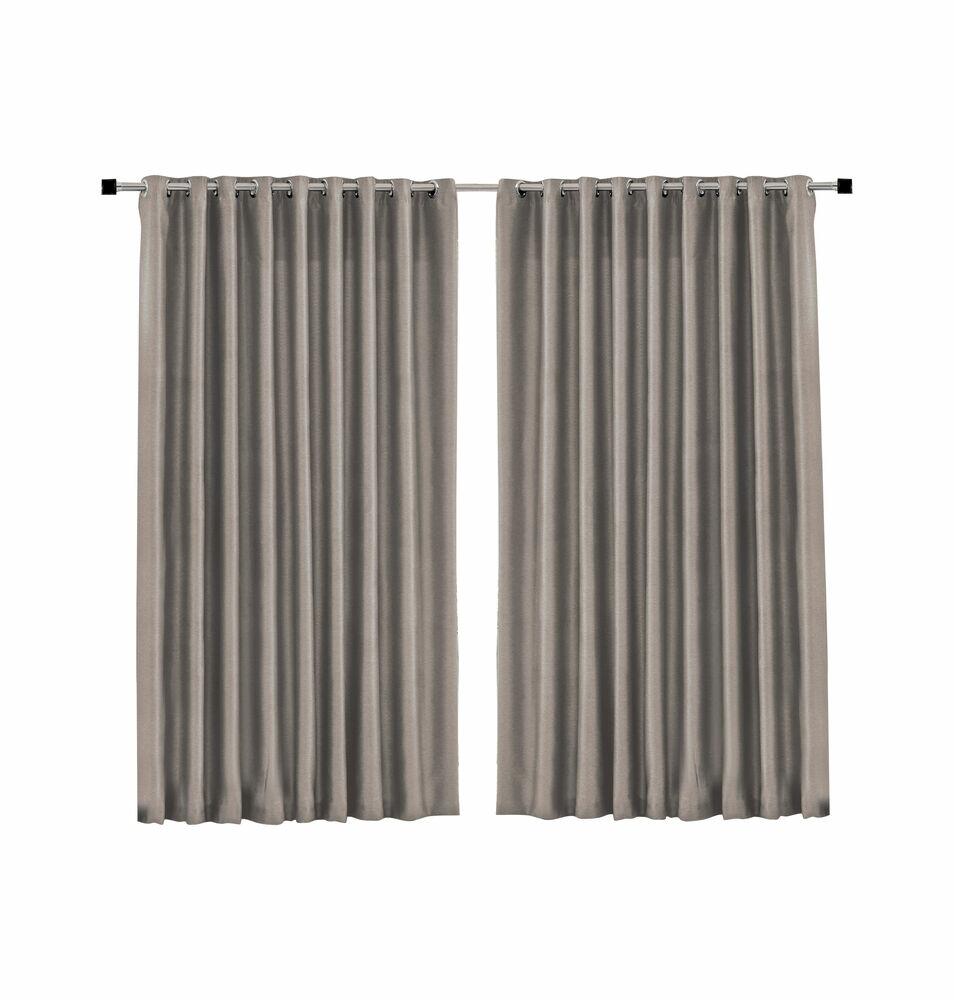 Cortina Blackout Tecido Blend 3x2,3m Latte Bella Janela