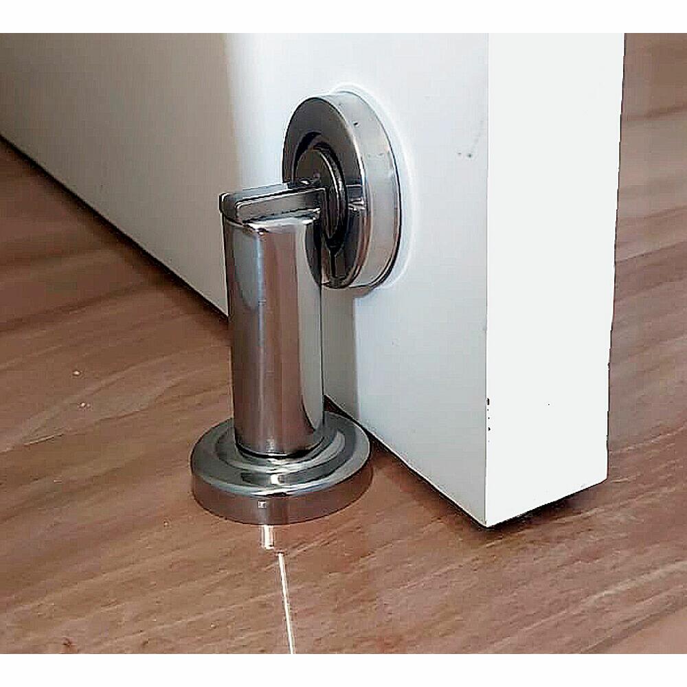 Prendedor de porta Magnético de Aço Escovado Geris