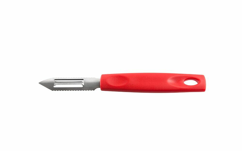 Descascador Asti de aço 19,5cm Vermelho Brinox