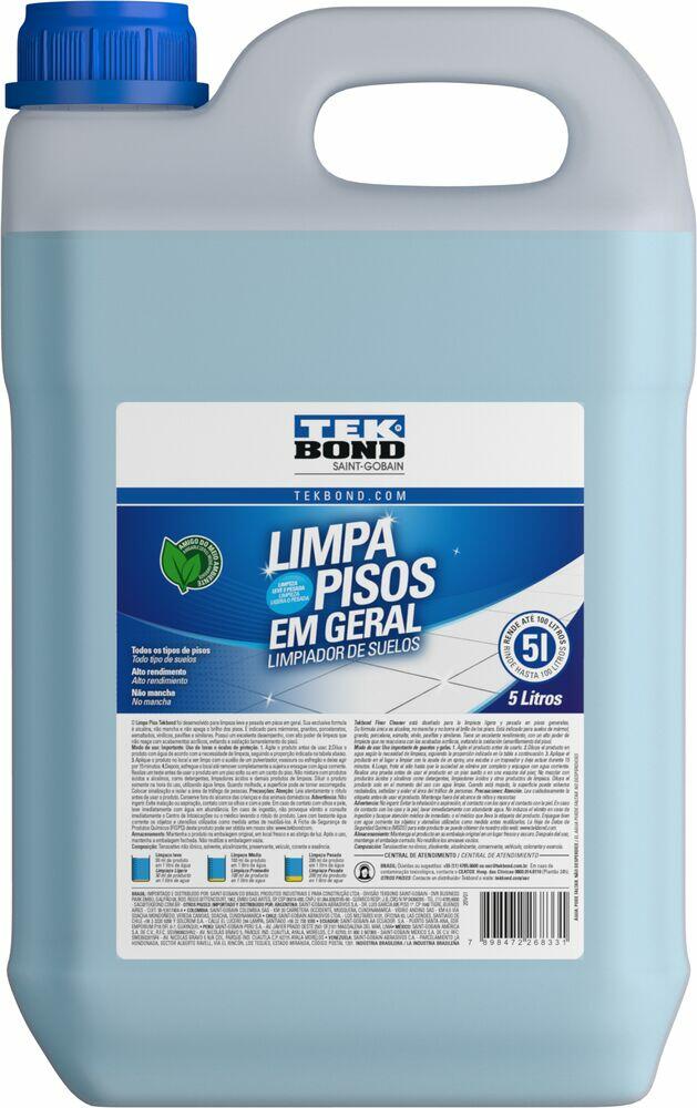 Limpa Pisos em Geral 5 litros Azul Tekbond