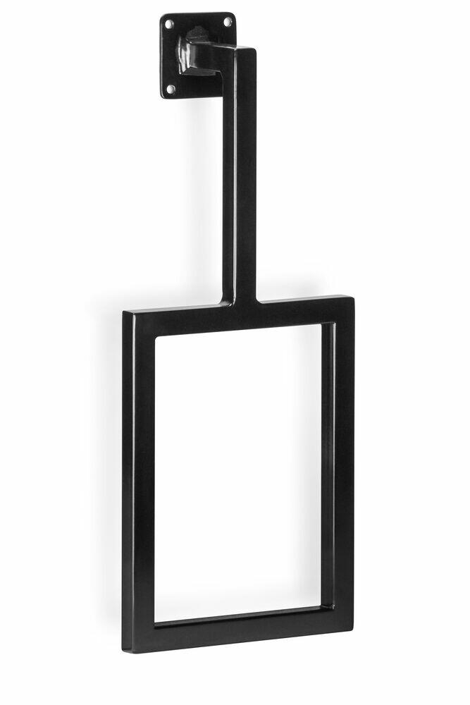 Toalheiro Star 15x6 Preto Fosco Venturi