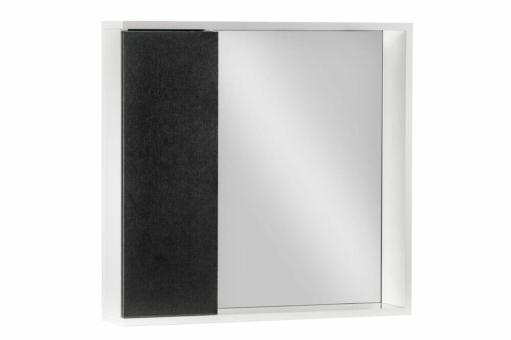 Espelheira para Banheiro Potenza 60 Branco/Preto Venturi