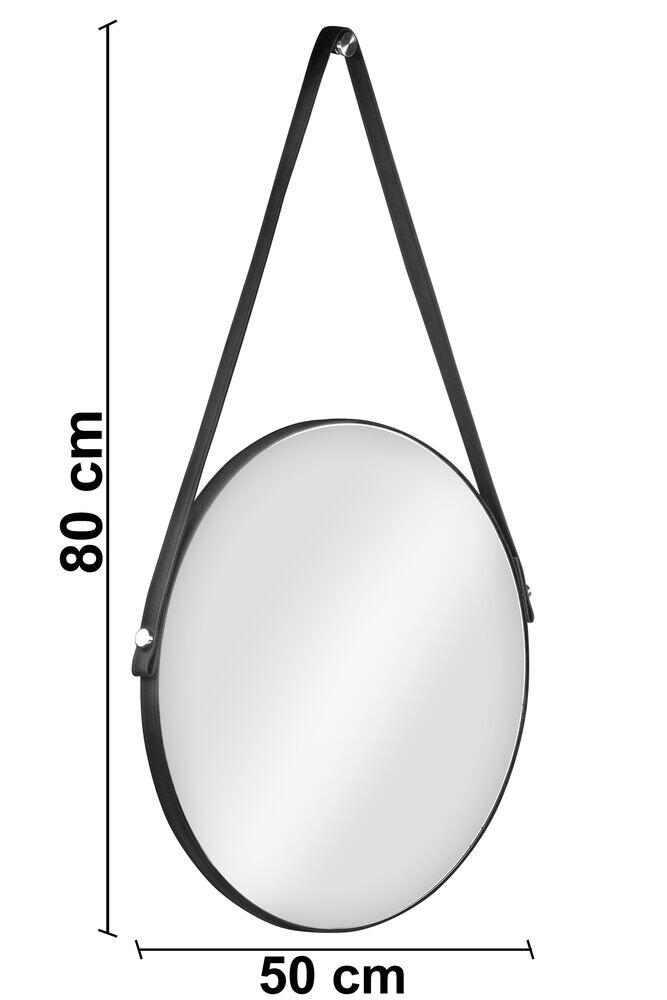 Espelheira para Banheiro Adnet Aluminio 50 Preto Venturi