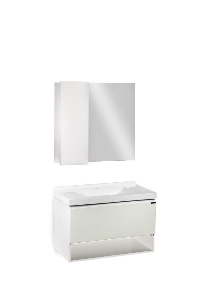Kit Balcão Firenze 80 Branco Venturi