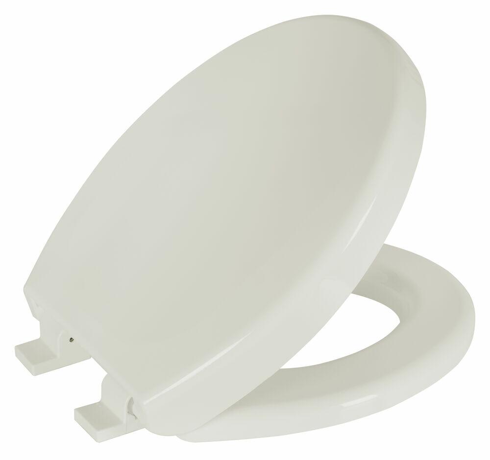 Assento Sanitário Polipropileno Oval Universal com Queda Amortecida Branco Astra
