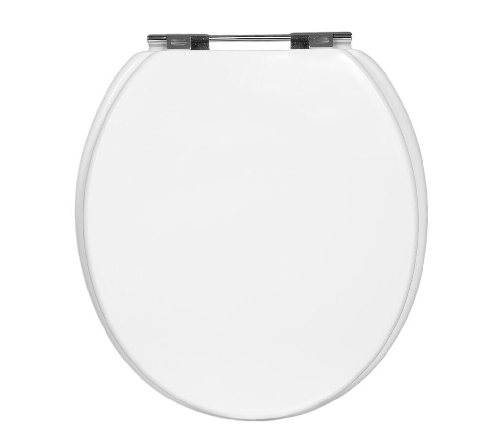 Assento Sanitário MDF Laqueado Convencional Cinza Branco Hidrofama