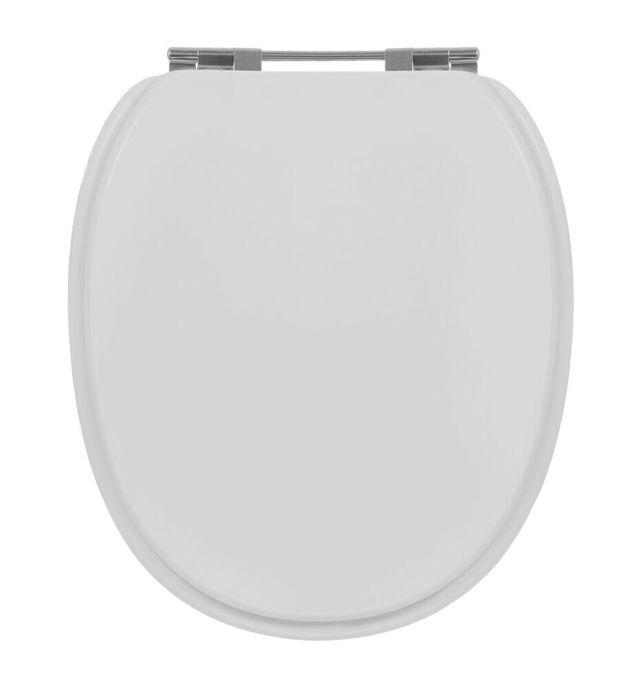Assento Sanitário MDF Laqueado Village Branco Hidrofama