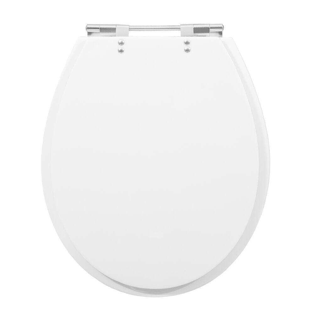 Assento Sanitário Poliéster Ravena/Targa/Studio Branco Hidrofama