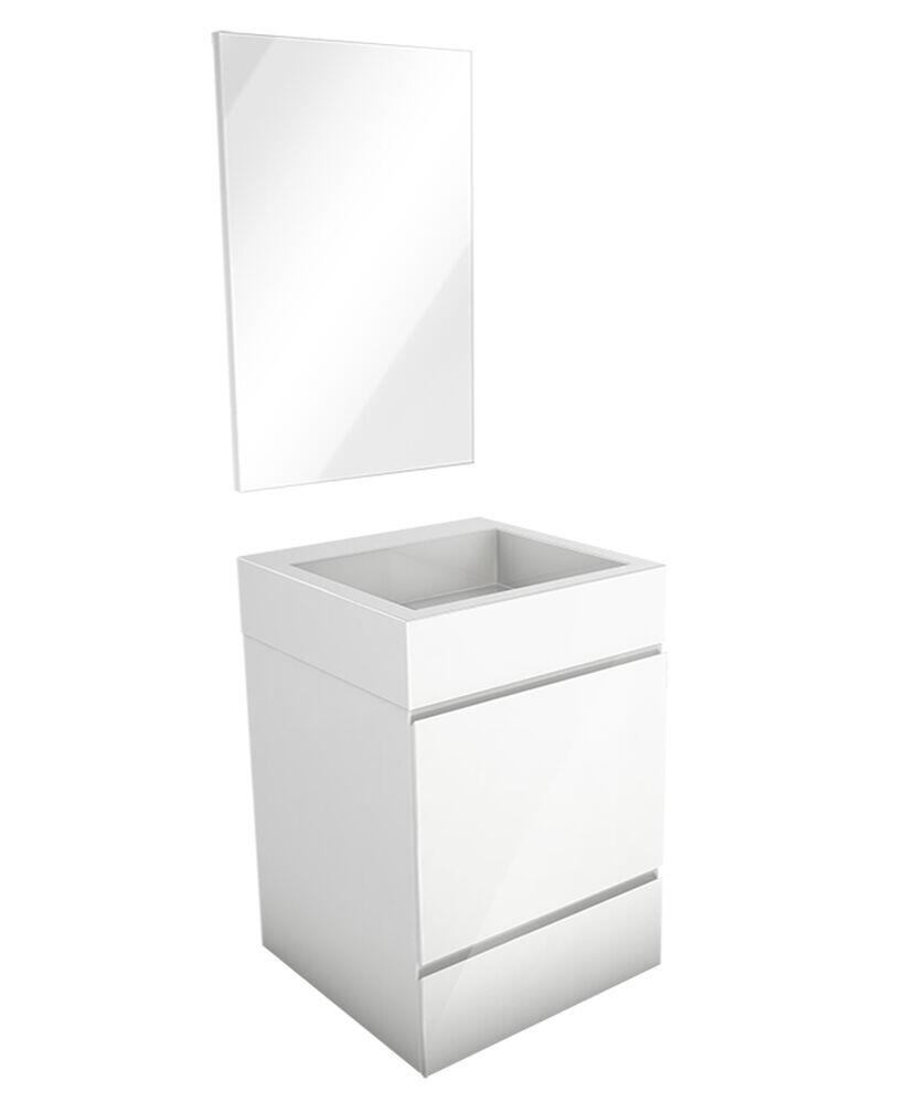 Kit Balcão Versalhes Mdf/Mdp 40cm Branco Venturi