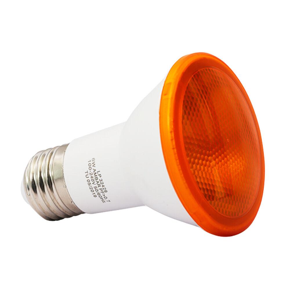 Lâmpada de Led Par 20 7W E27 Bivolt Ambar Bronzearte