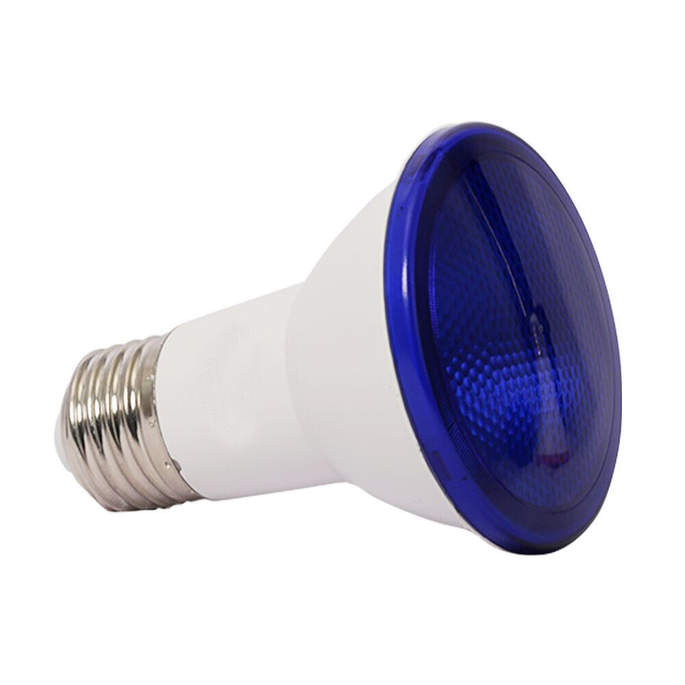 Lâmpada de Led Par 20 7W E27 Bivolt Azul Bronzearte