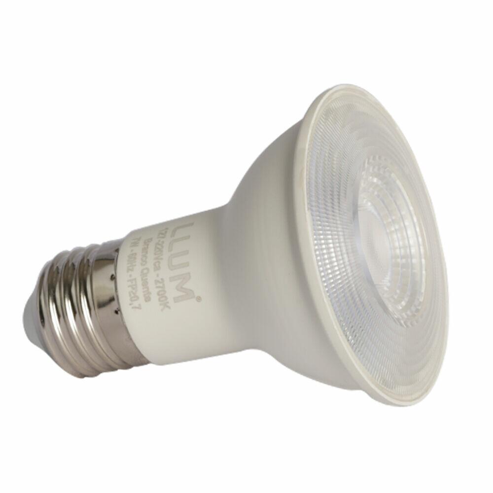 Lâmpada de Led Par 20 7W E27 3000k Bivolt Luz Amarela Bronzearte