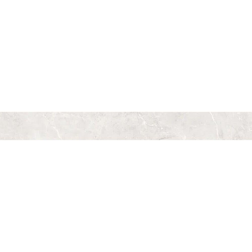 Rodapé Magdal Ice Retificado Acetinado 10x83 Gelo Málaga