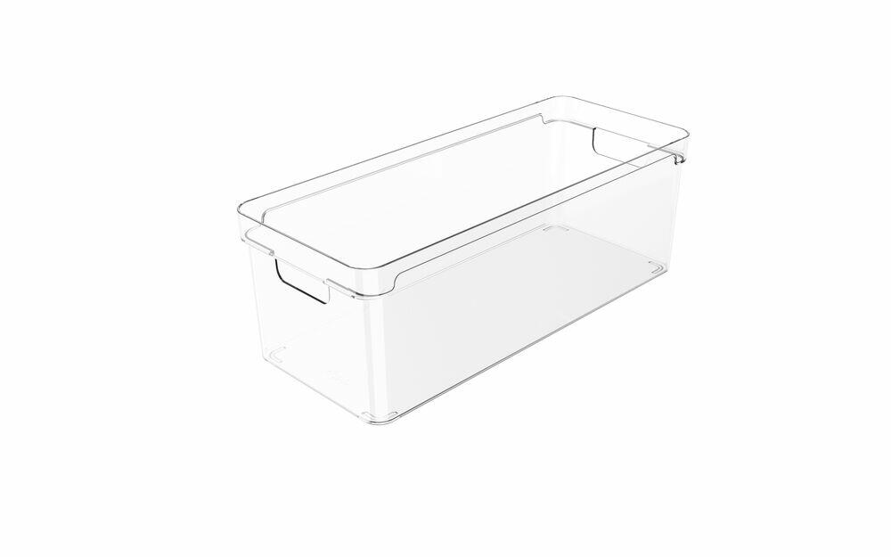 Cesto Organizador Clear Acrílico 7x15x13cm Transparente Martiplast