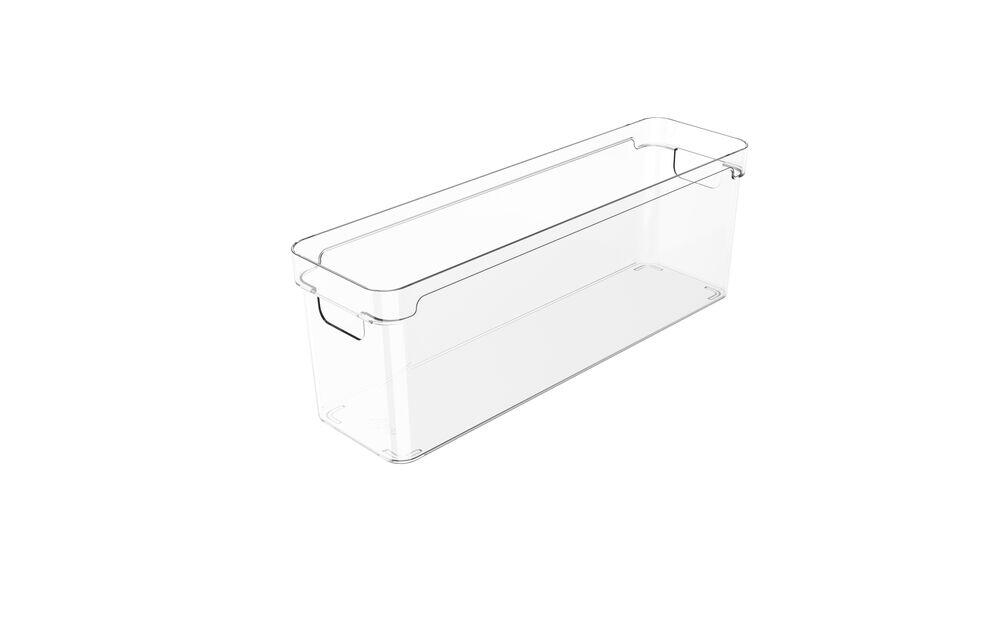 Cesto Clear Organizador Acrílico 37x10x13 Transparente Martiplast