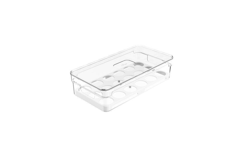 Porta Ovos Clear Fresh Acrílico 30x10 Transparente Martiplast